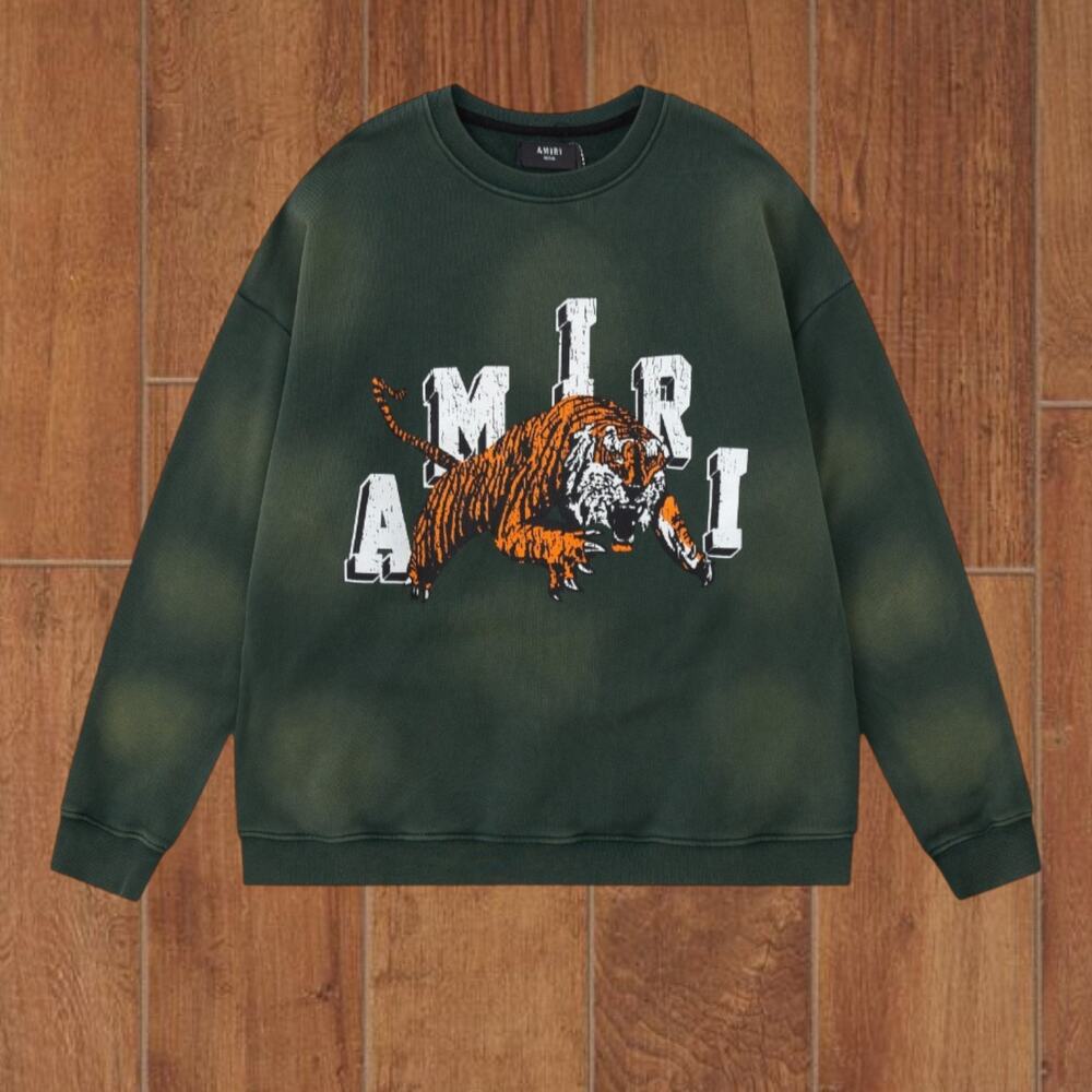 AMIRI Long Sleeve Crew Neck Sweatshirt